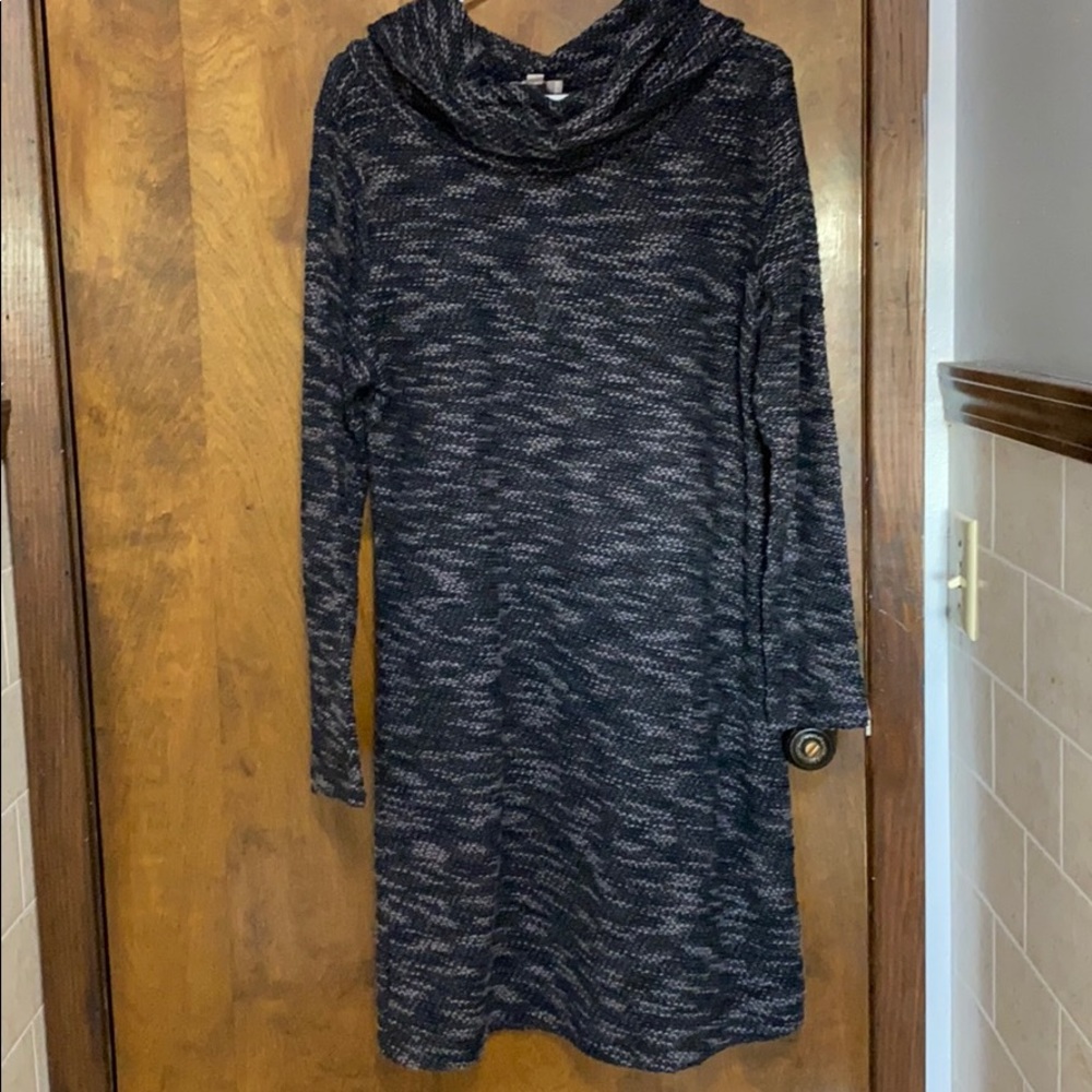 LOFT outlet sweater dress- cowl neck